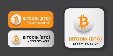 Bitcoin vektör çizimi kripto para birimi kavramı 