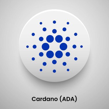 ADA vektör illüstrasyon kripto para birimi kavramı 
