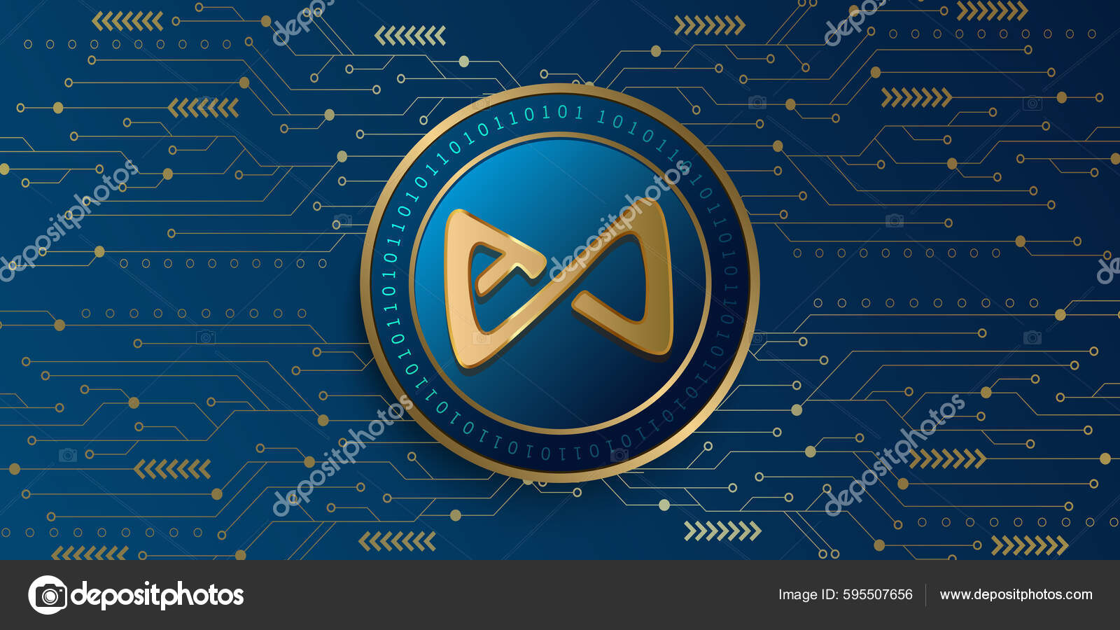 Axie Infinity Axs Crypto Currency Metallic Coin Vector Illustration  Blockchain Stock Vector by ©satheeshsankaran 595507656