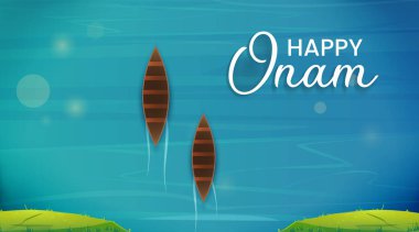 Mutlu Onam selamı, kavramsal illüstrasyon