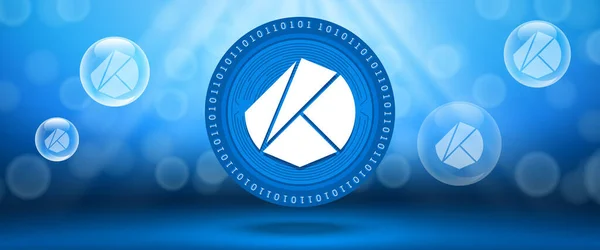 Creative Klaytn Klay Crypto Currency Coin Symbol Virtual Electronic Cash — Stockvektor