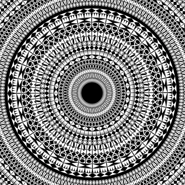 Monochrome circular design Vector Graphics