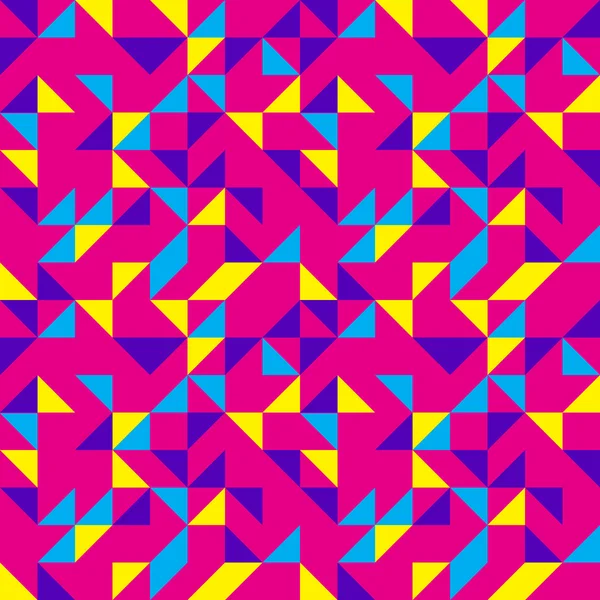 Bright Pink Pop Pattern — Stock Vector