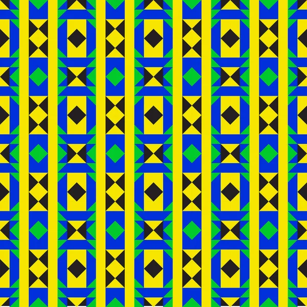 African Fabric Design Stock Illustration