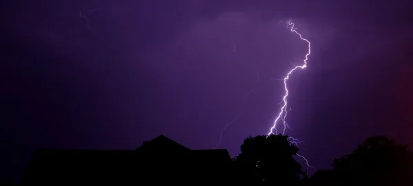 Night thunderstorm — Stock Photo, Image