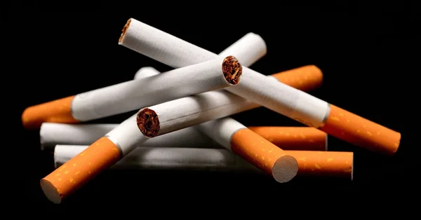 Pile of cigarettes — Stock Photo, Image