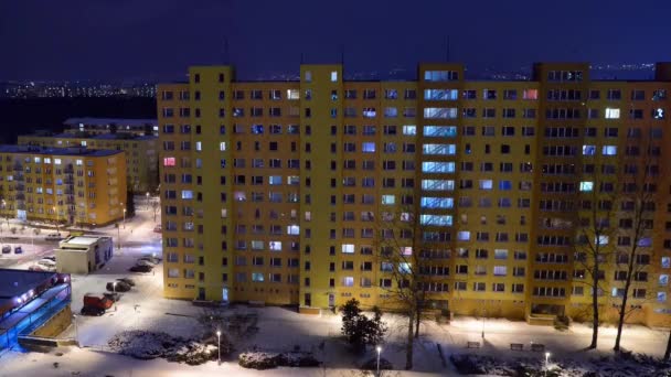 Time-lapse città di notte — Video Stock