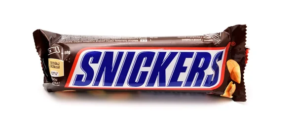 Snickers candy bar — Zdjęcie stockowe