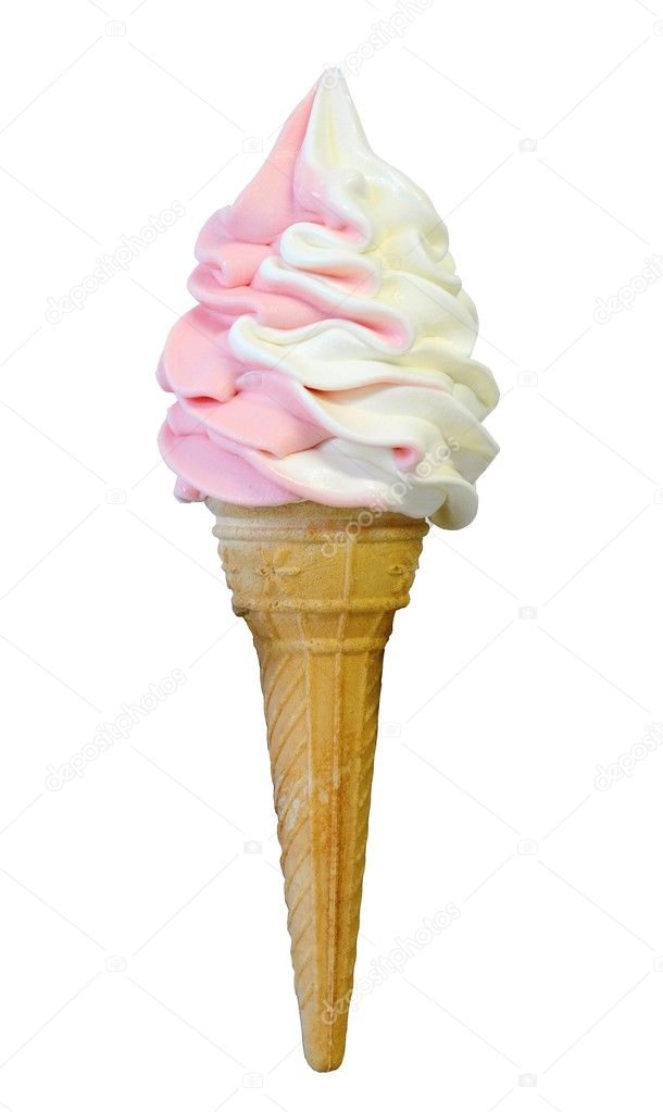Soft serve ice cream cone Stock Photo by ©hamikus 50287451