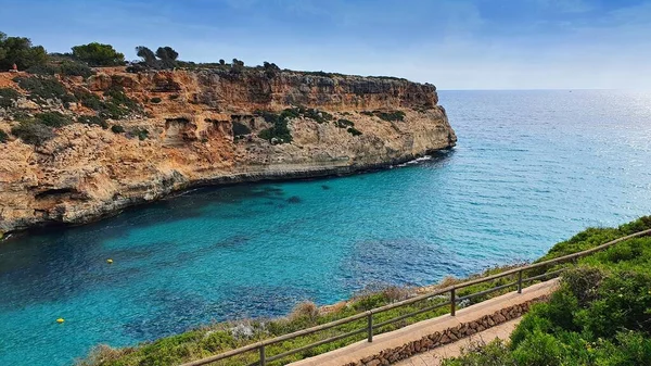 Sea View Calas Mallorca Resort Cales Mallorca Cala Antena Beach — Fotografia de Stock