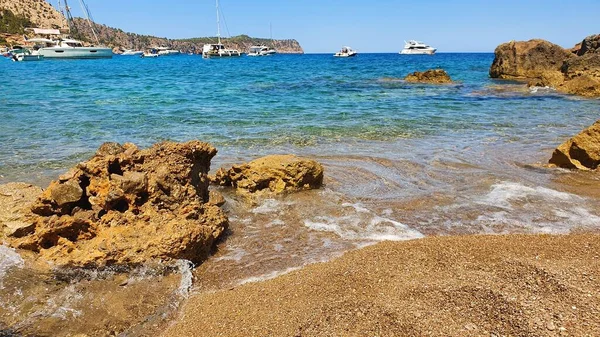 Beautiful Natural Beach Coll Baix Platja Des Coll Baix Alcudia — Stock Photo, Image