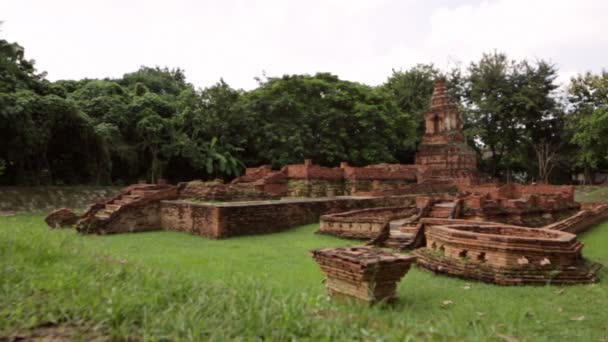 Thai temple view — Stock Video