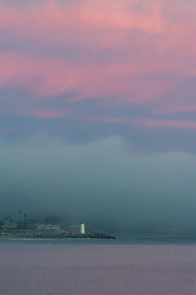 Faro di Santa Cruz crogiolarsi al tramonto — Foto Stock