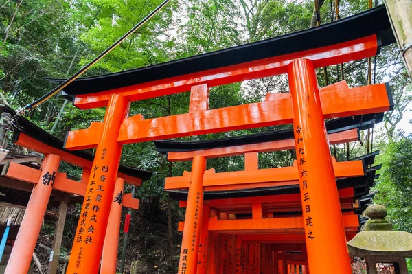 O Caminho Inari Fushimi em Kyoto — Fotografia de Stock
