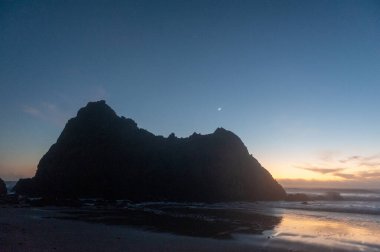 Pfeiffer plajında gün batımı