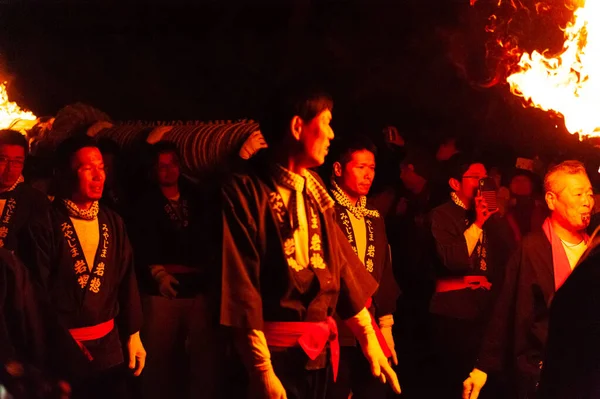 厳島神社の鎮火祭 — ストック写真