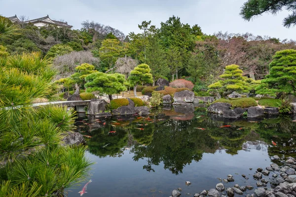 Jardim Japonês perto do Castelo Himeji — Fotografia de Stock