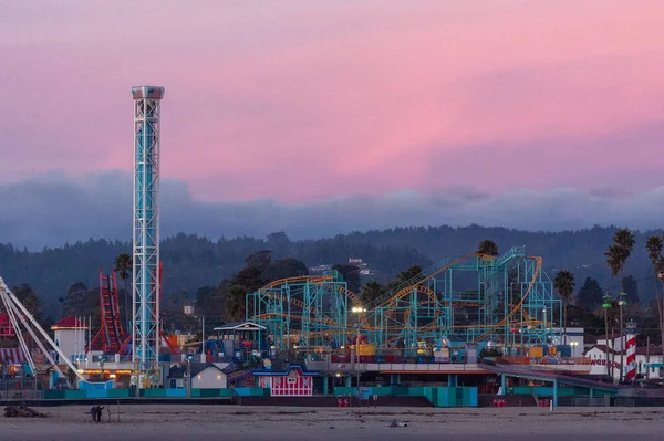 Calçadão de Santa Cruz ao pôr do sol — Fotografia de Stock