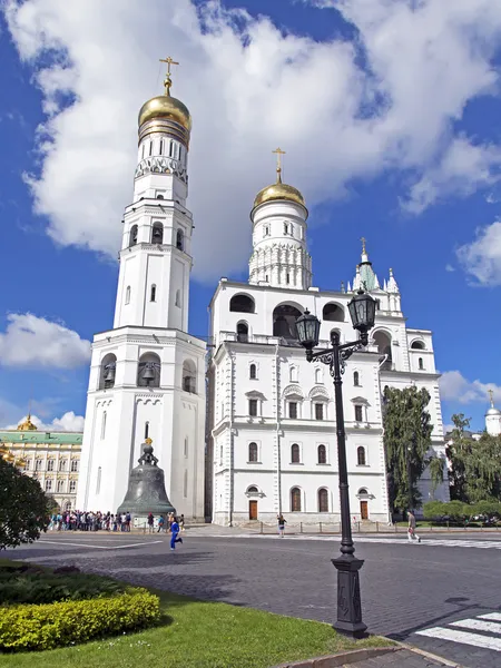 В Москве. Соборная площадь Московского Кремля — стоковое фото