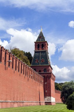 Moskova. kremlin Duvarı'nın bir parçası