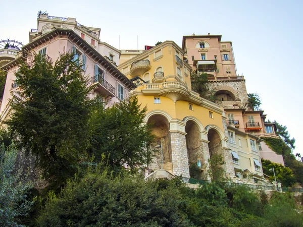 Monaco. Typische Architektur der Häuser. — Stockfoto