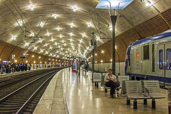 El Principado de Mónaco. Estación de tren — Foto de Stock