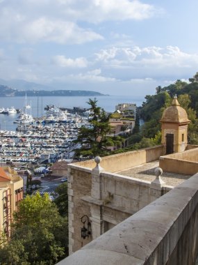 Monaco, en yüksek noktasından tipik görünüm