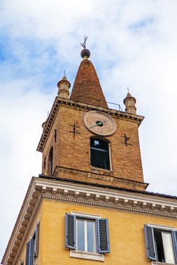 Roma, İtalya. şehrin tarihi binaların tipik mimari detaylar