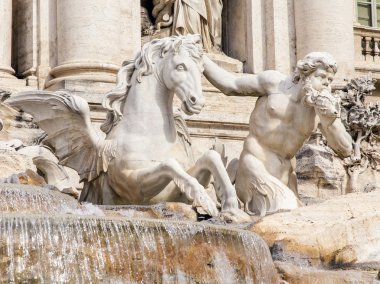Roma, İtalya. ünlü de trevi Çeşmesi
