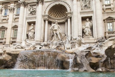 Roma, İtalya. ünlü de trevi Çeşmesi