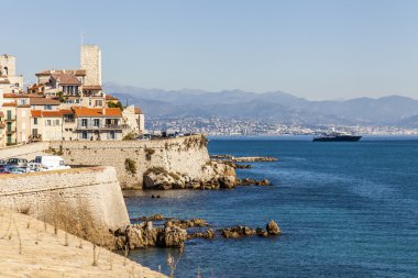 antibes, Fransa. tipik bir kent görünümü