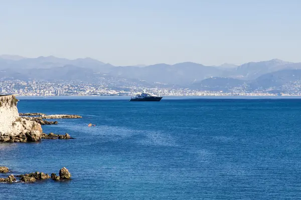 France , Antibes . View of the bay — Stock Photo, Image