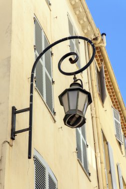 Fransa, antibes, Ekim 2013. şehir bina tipik mimari detaylar