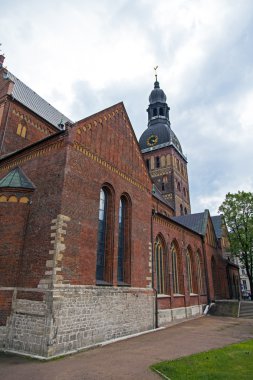 Riga, Letonya. duomo, mimari detaylar