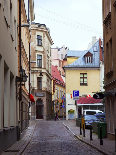 Latvia, Riga.Tipichny urban view — Stock Photo, Image
