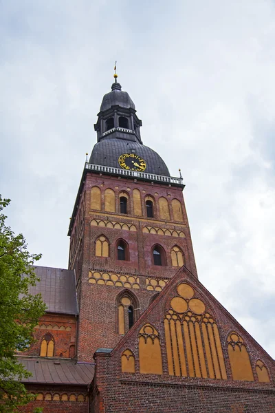 Riga, Letónia. Detalhes arquitetônicos de Duomo — Fotografia de Stock