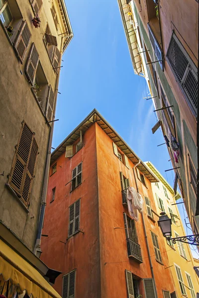 France , Nice. Typical architectural details of the old town — Stock Photo, Image