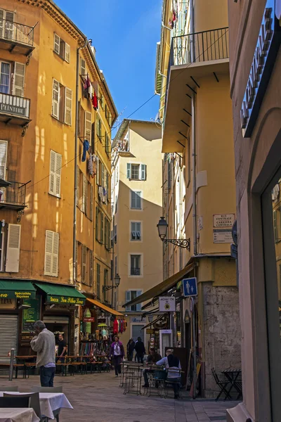 France, Nice. Les rues étroites de la vieille ville — Photo