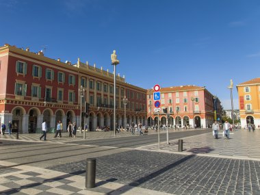 Fransa, güzel. Massena square, şehrinin merkezi kare