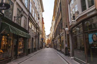 Stockholm. tipik bir kent görünümü