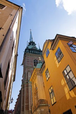 Stockholm. eski şehir mimarisi