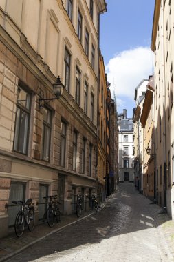 Stockholm. tipik bir kent görünümü
