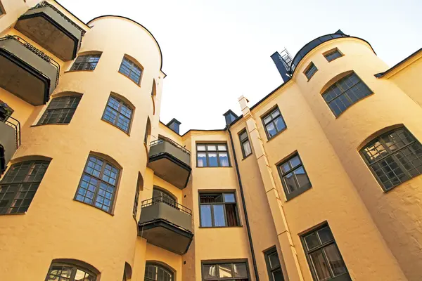 Estocolmo. Detalhes típicos da arquitetura da cidade — Fotografia de Stock