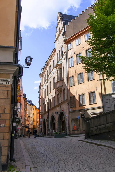 Estocolmo. Uma vista urbana típica — Fotografia de Stock