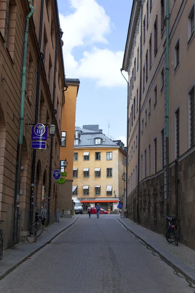 Estocolmo. Uma vista urbana típica — Fotografia de Stock