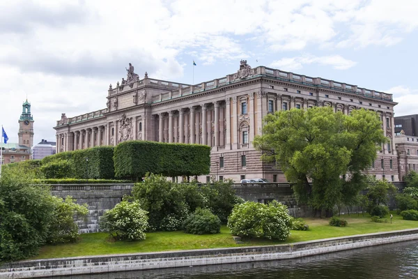 Stockholm . The building of the Swedish Parliament — Stock Photo, Image