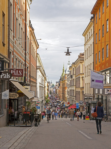 Stockholm . A typical urban view