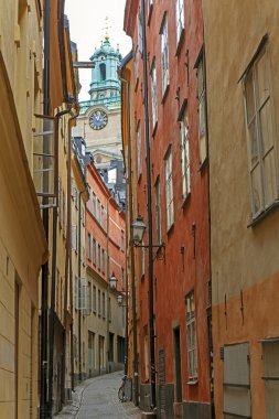 Stockholm, İsveç. tipik bir kent görünümü