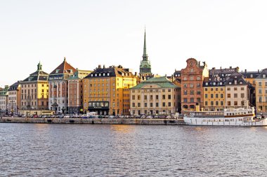 Stockholm. setin içinde güneşin ışınları