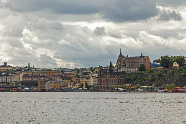 Stockholm , Sweden. Panorama of the waterfront — Stock Photo, Image